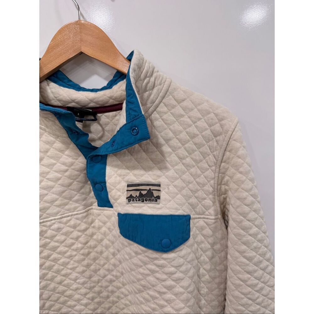 Patagonia Organic Cotton Quilt Snap-T Pull L - Picture 2 of 6
